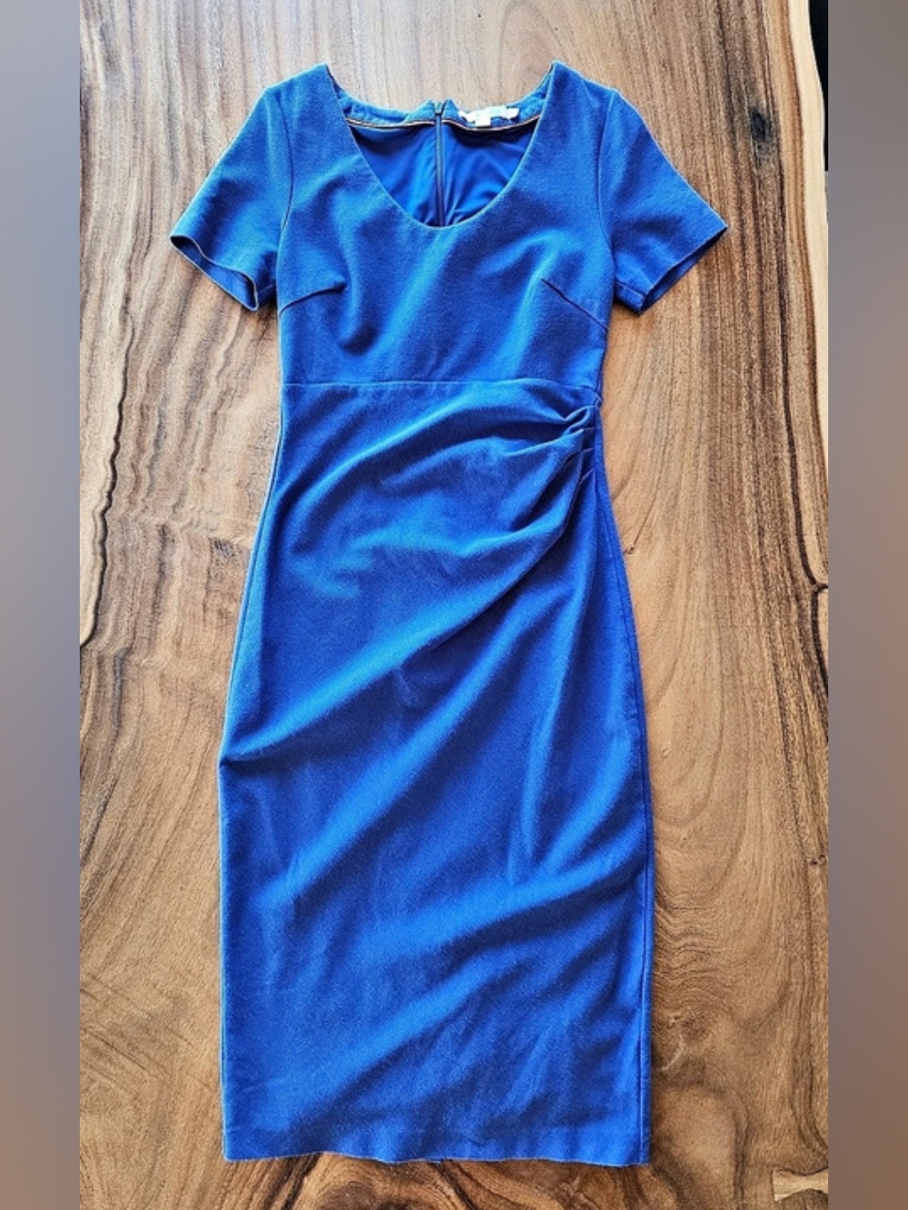 Boden Short Sleeve Gathered Midi Dress Size 6